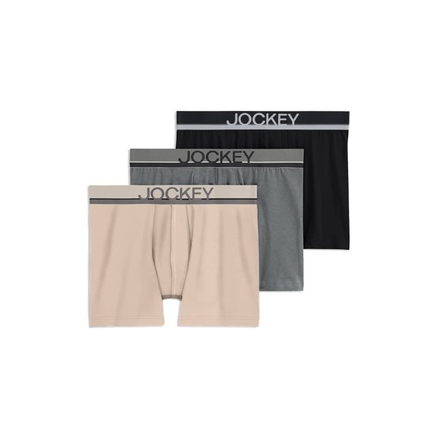 Jockey True Style 4" Trunk - 3 Pack