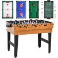 thumbnail image 1 of Soozier Table Multi-Jeux, Table de Billard, Hockey, Tennis de Table, baby-Foot, 1 of 10