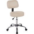thumbnail image 1 of Boss Office Products Vinyl Mid-Back Medical Stool in Beige, 1 of 9