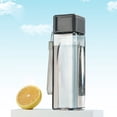 thumbnail image 2 of O-055 Grey Square Water Cup Plastic 500Ml Minimalist Transparent Everyday Hydration, 2 of 8