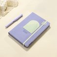 thumbnail image 1 of Meitianfacai 2025 Academic Year Weekly Notebook Planner Schedule Notebooks Scrapbook Strap On Notepad Pad Student Schedule Planner Business Travel Journal, Back to School Supplies(Purple), 1 of 9