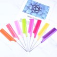 thumbnail image 2 of Tail Comb Plastic Portable Different Colors New-style Bright Exquisite Appearance Easy Installment Long Service Life Hair Picks Lake Green, 2 of 7