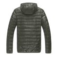 thumbnail image 4 of Men‘s Winter Jacket Warm Men Zipper Hooded Coat With Pocket, 4 of 6