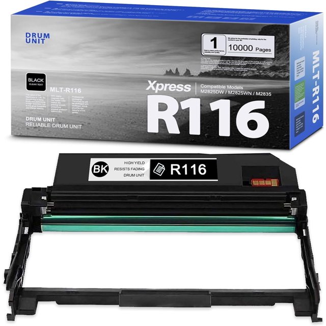 MLT-R116 Drum Unité à Rendement Élevé R116 Unité d'Imagerie de Remplacement pour Samsung MLT R116 M2835 M2675FN M2676N M2676FH M2626 M2885FW M2876HN M288x M262x Tambour d'Imprimante