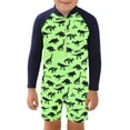 thumbnail image 1 of Kids Boys Swimsuits One Piece Cute Print Kids Bathing Suits Toddler Rash Guard Swim Suit 7-8 Years, 1 of 4