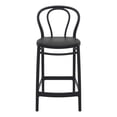 thumbnail image 3 of Compamia Victor Tabouret de Comptoir Intérieur Extérieur - Ensemble de 1, Noir, 3 of 5