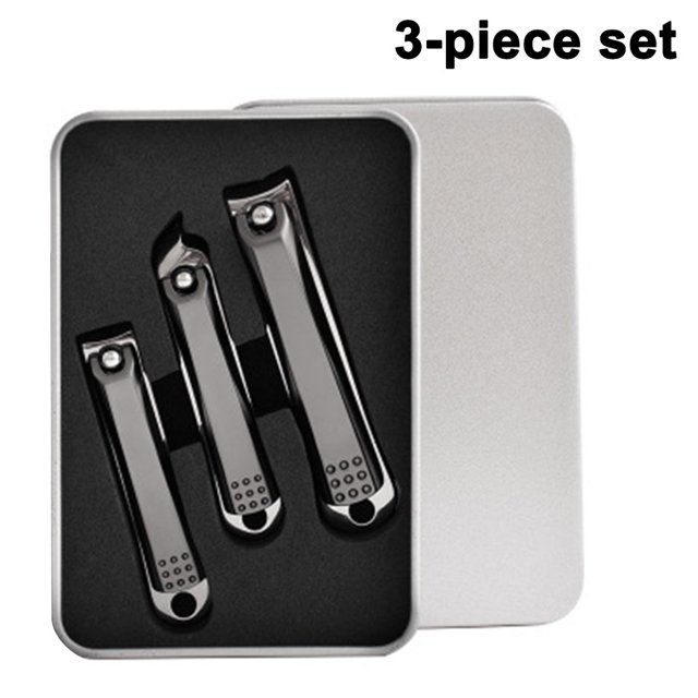 Nail Clippers Set,bedace Toe Nail Clippers And Fingernail Clippers For Men/Women/Kids,3 pcs Nail Cutter Set
