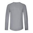 thumbnail image 3 of Cameland Long Sleeve T Shirt for Men Solid Color Lightweight Breathable Crewneck Tops Fall and Winter Base Shirt, 3 of 6