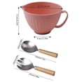 thumbnail image 2 of Hearth & Gear Large Capacity Bowl Minimalist Pointed PP Tableware Fork Spoon Baking And Mixing Bowl Kitchen Aid Stand Mixer 5 Quartz Cake Mixer with Bowl And Stand Portable Mixer Stand Toastmaster, 2 of 5