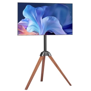 VEVOR TV Stand Mount, TV Stand Wood Legs Holds up to 99 lbs for 40-65 Inch Screens