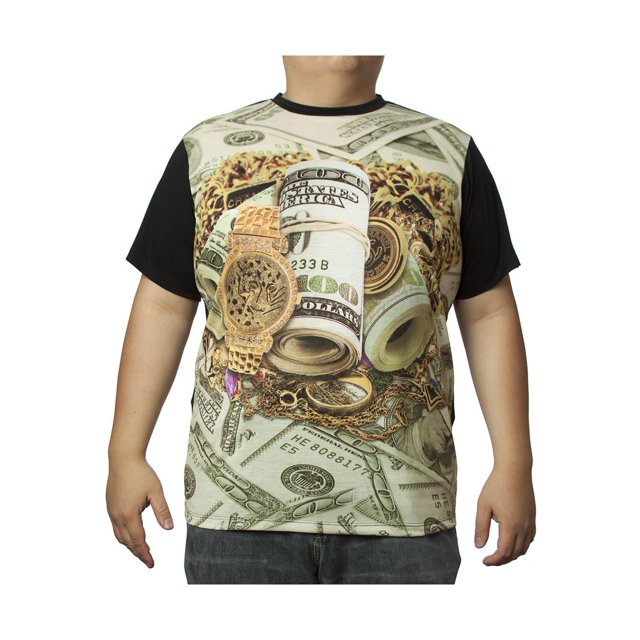T-Shirt pour Hommes à Sublimation d'Argent en Argent - Petit