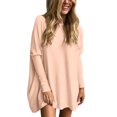 thumbnail image 1 of WEIYLL Ladies T Shirts Oversized Tunic With Leggings Long Sleeve Fall Sweaters Pink Tees Sizes XXL, 1 of 6