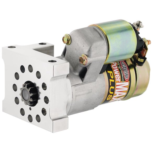 Powermaster Starter 9112 Power MAX Plus; Mini Starter; 4.4 1 Gear Reduction Ratio; 168 Tooth Count; Staggered Mount