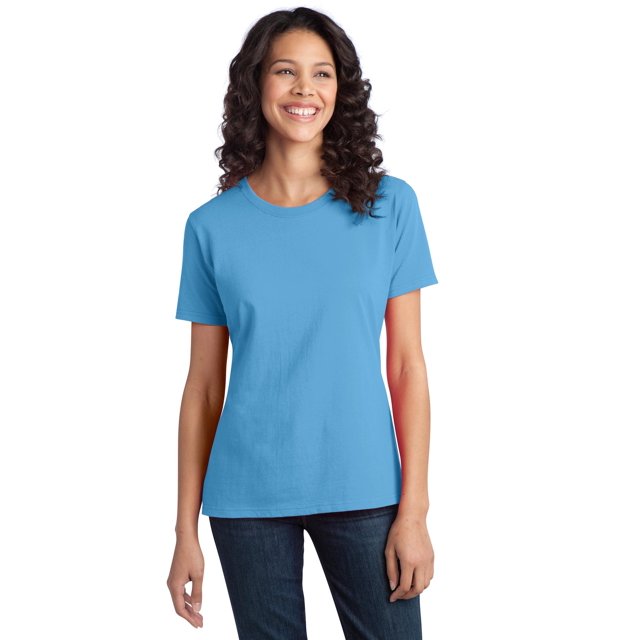 Port & Company T-Shirt en Coton Filé à l'Anneau pour Femmes LPC150