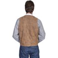 thumbnail image 2 of Scully 503-221-48 Mens Leather Wear Western Vest, Maple, Size 48, 2 of 3