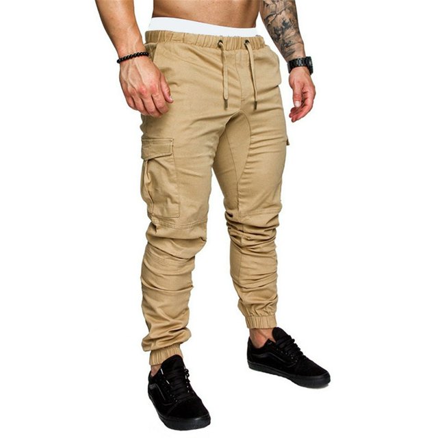 Mens Skinny Fit Straight Leg Trousers With Pockets