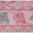 thumbnail image 4 of oneOone Organic Cotton Poplin Twill Fabric Floral & Elephant Block Print Sewing Fabric BTY 42 Inch Wide, 4 of 4