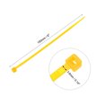 thumbnail image 2 of Unique Bargains 60pcs Cable Zip Ties, 6 Inch x 0.14 Inch Self-Locking Nylon Tie Wraps Yellow, 2 of 3