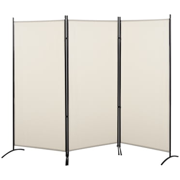 HOMCOM 3-Panel Folding Room Divider Privacy Screen Separator Partition