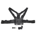 thumbnail image 2 of Chest Mount Harness Chesty Strap Adjustable Elastic Chest Strap Belt Harness Body Mount For Action Camera Accessories Black, 2 of 8