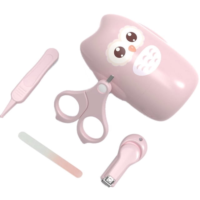 Kit Baby Nail Care Set Baby Manicure Pedicure Kit with Protective Case for Newborn Infant Toddler