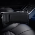 thumbnail image 4 of Car Seat Filler Storage Box Leather Auto Center Console Organizer with Cup Holder Left Side, 4 of 8
