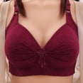 thumbnail image 4 of Fartey Plus Size Womens Push Up Bras High Support No Underwire Bra Full Coverage Everyday Bras Comfort Breathable Solid Color Daily Bra, 4 of 4