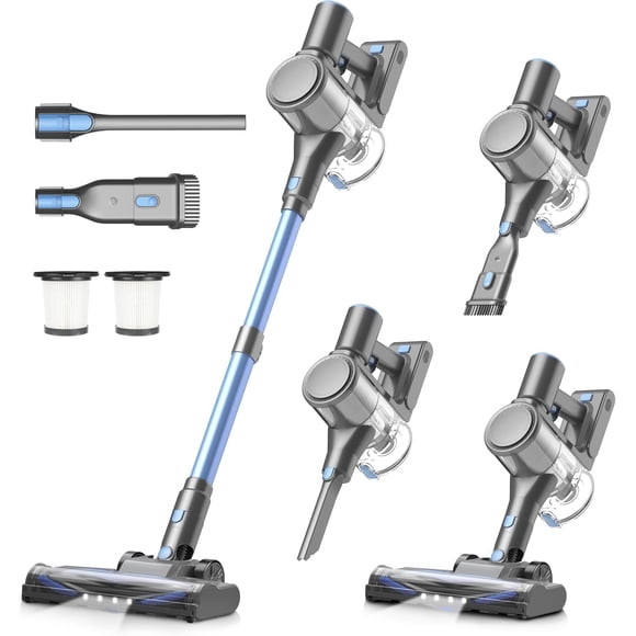 Cordless Vacuum Cleaner for Home,450W /40Kpa 50Mins Stick Vacuum,Anti- 1.5L Dust Cup, Rechargeable Wireless Handheld Vacuum for Pet Hair/Carpet/Floor