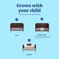 thumbnail image 4 of Graco Theo 3-in-1 Convertible Baby Crib, Espresso, 4 of 11