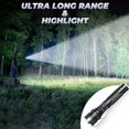thumbnail image 1 of Super Bright Tactical Flashlight - 2025 Upgrade 10000 Lumens LED Zoomable Torch - Digital Display & Waterproof - Long Range Focus for Camping/Emergency (2-Pack), 1 of 9