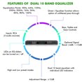 thumbnail image 4 of Professional Dual 10 Band Equalizer with Individual LED Indicators, 4 of 7