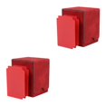 thumbnail image 1 of mmirethe Étui en Cuir Élégant 100 Cartes pour Cartes de Visite Professionnelles Rouge 2Set, 1 of 6