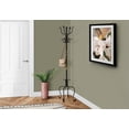 thumbnail image 3 of Monarch Specialties Coat Rack, Hall Tree, Free Standing, 8 Hooks, Entryway, 74"h, Bedroom, Metal, Black, Transitional, 3 of 3
