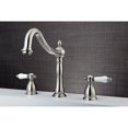 thumbnail image 2 of Kingston Brass KS1348BPL Roman Tub Filler with Cross Handle, SN, 2 of 3