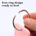 thumbnail image 4 of Iron Ring Blank Cards for Handwritten Notes | Loose-Leaf Paper Refillable Fragment Cards | Portable Flip Notebook for Study Room School Office, 4 of 7