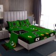 thumbnail image 1 of Erosebridal Green Aztec Sheet Set Twin,Hippie Boho Bedding Sets Twin Size,3pcs, 1 of 7