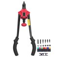 thumbnail image 1 of Rivet Nut  Kit,  High Carbon Steel Heavy Duty Handle 9mm Maximum Stroke Less Shock Hand Riveting Guns  For M3 M4 M5 M6 M8 M10 M12 Nuts, 1 of 8