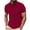 Wine, variant on Summer Savings Clearance! Men's Fashion Solid Color Versatile Casual Top, Short Sleeve Turndown Collar Shirt for Summer, Leisurewear for Daily Use, Travel, or Relaxing