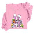 thumbnail image 1 of EGNMCR Easter T-Shirts Imprimés pour Femmes T-Shirts Graphiques T-Shirts pour Femmes T-Shirt à Col Rond pour Femmes Easter Imprimé à Manches Longues Chandails T-Shirts pour Femmes, 1 of 5