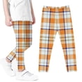 thumbnail image 2 of QIPOPIQ Leggings à Carreaux pour Filles en Liquidation, 2 of 5