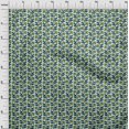 thumbnail image 3 of oneOone Polyester Lycra Fabric Leaves & Floral Block Print Sewing Fabric BTY 56 Inch Wide, 3 of 4