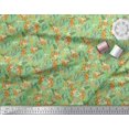 thumbnail image 3 of Soimoi Rayon Fabric Cactus,Leaves & Tropical Flower Floral Decor Fabric Printed Yard 56 Inch Wide, 3 of 3