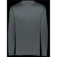 thumbnail image 1 of Holloway 222822.059.2XL Adult Momentum Long Sleeve T-Shirt, Graphite - 2XL, 1 of 1
