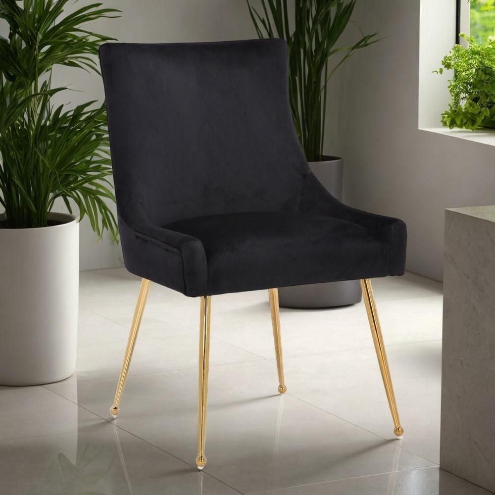 CHAISE HEYE II en noir ENSEMBLE DE 2