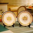 thumbnail image 3 of facefd 6pcs Plastic Easels Plate Holders Display Dish Rack Picture Frame Photo Book Pedestal Stand, 3 of 9