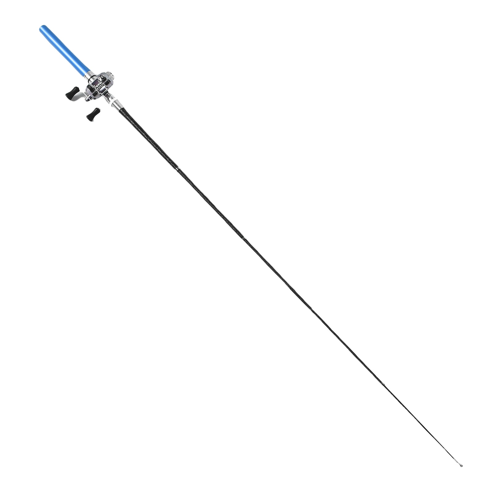 Portable Pocket Telescopic 37inch Mini Pen Fishing Rod, Small Pen Fishing Pole with Reel, Lightweight Fishing Rod Reel Combo for River Lake Reservoir Ice Fishing