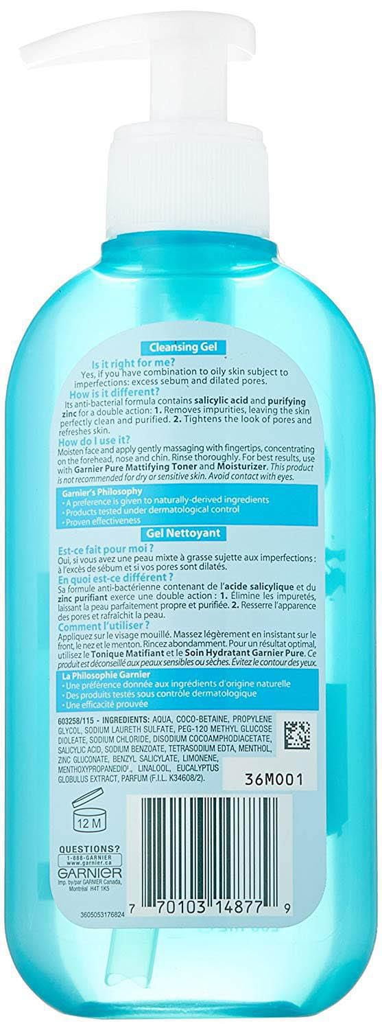 Garnier Purifying Gel Facial Cleanser