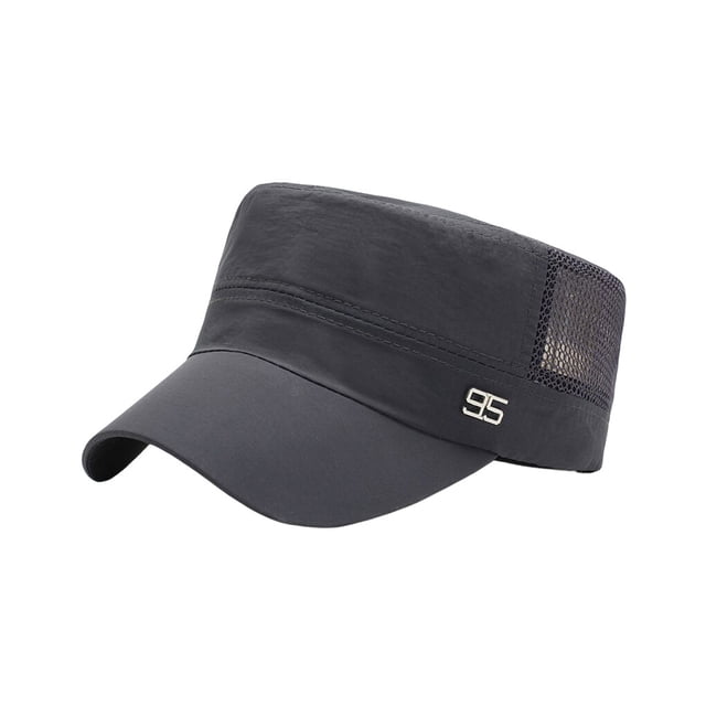 Adjustable Outdoor Sun Hats Baseball Cap Casual flat cap for men Flat Mesh Hat For Men