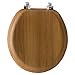 thumbnail image 3 of Bemis 9601CP-263 Siège de Toilette Rond en Bois, 3 of 3
