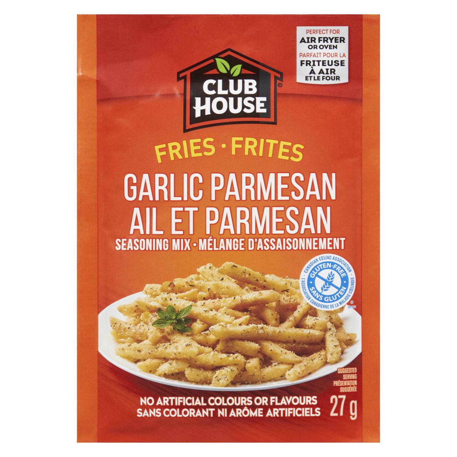 Club House Fries Seasoning Mix, Garlic Parmesan, Gluten-Free